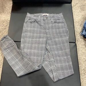 Plaid Style Jeggings Size 5/27